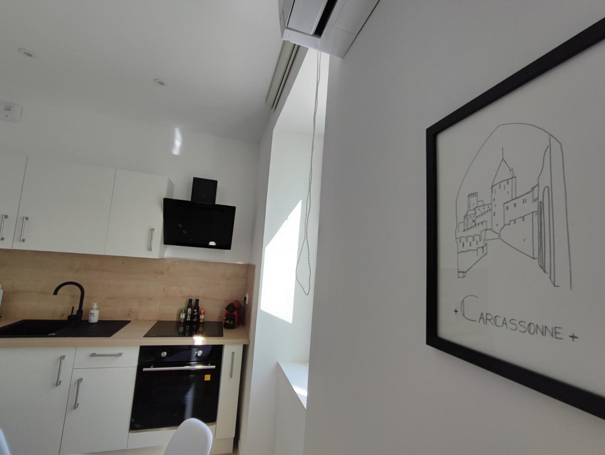 Pause Entre Cite Et Bastide *Clim *Wifi *Smart Tv Apartment Carcassonne Exterior foto